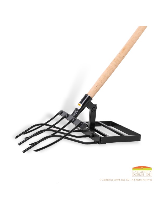 Innovative fork for aeration and loosening the soil 40 BLACK   