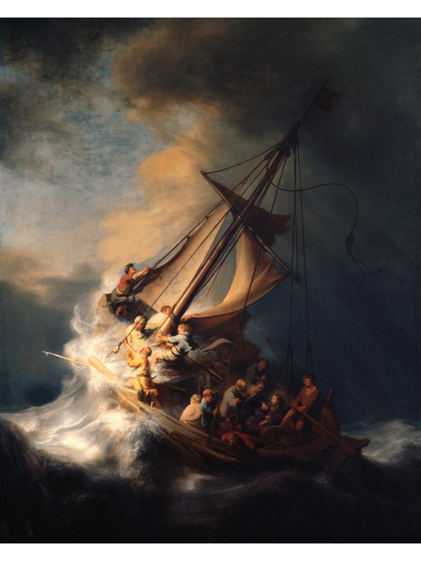 Christ in the Storm on the Sea of Galilee-Slika-Rembrandt