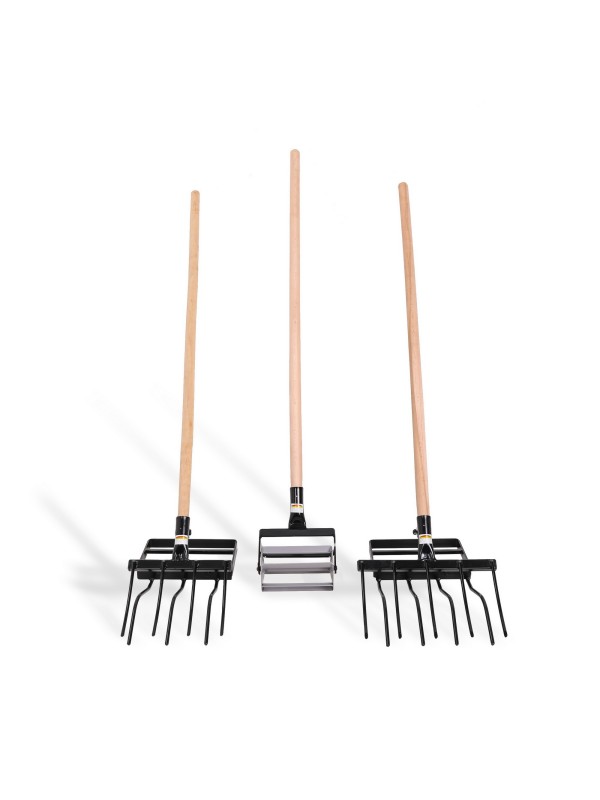 Komplet Vile 40 Črna in kultivator 14 Črna/Srebrna