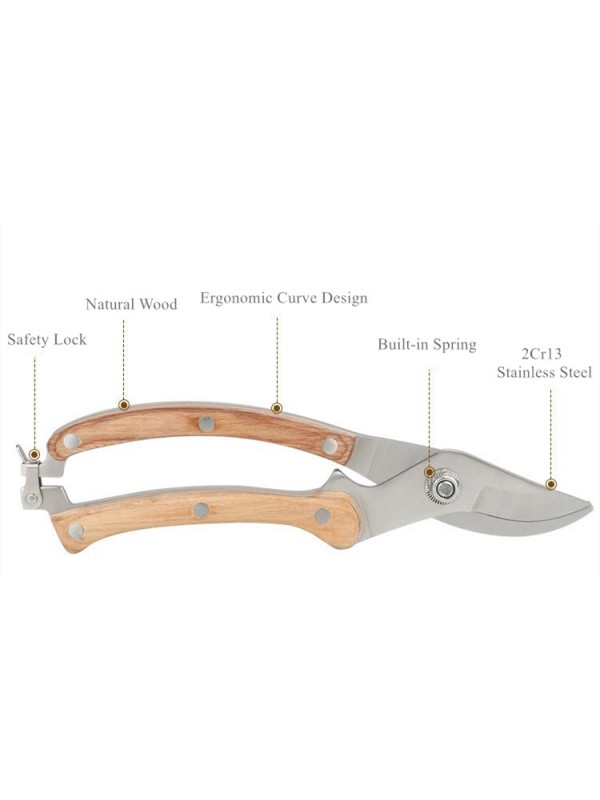 Vrtne škarje iz nerjavečega jekla