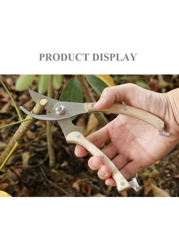 Vrtne škarje iz nerjavečega jekla