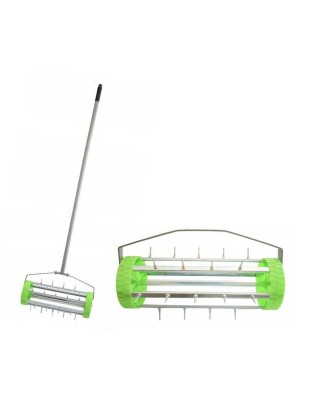 Ročni prezračevalnik trate 420 mm valj s konicami