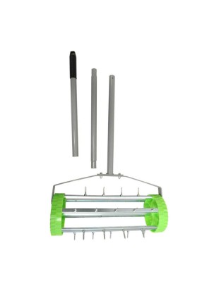 Ročni prezračevalnik trate 420 mm valj s konicami