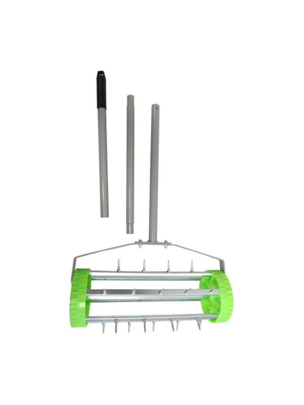 Ročni prezračevalnik trate 420 mm valj s konicami