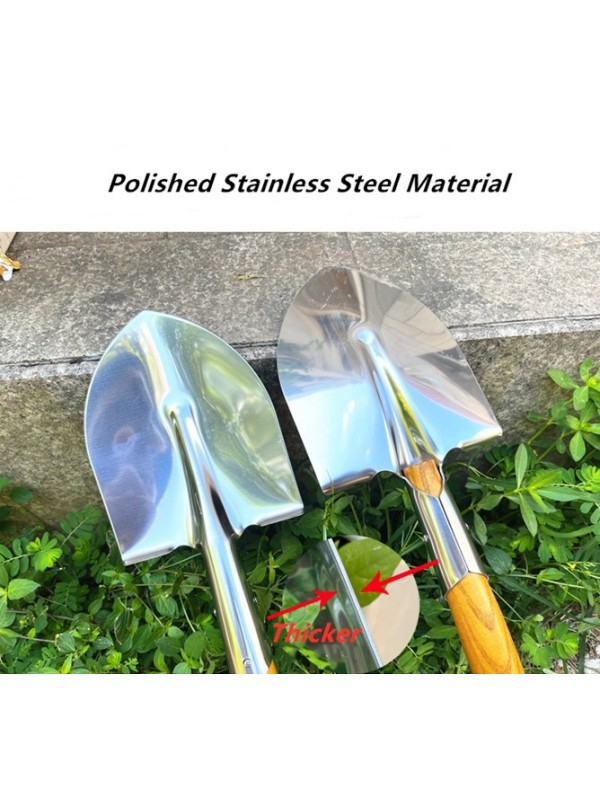 Specialna vrtna koničasta lopata za trdo in težko zemljo