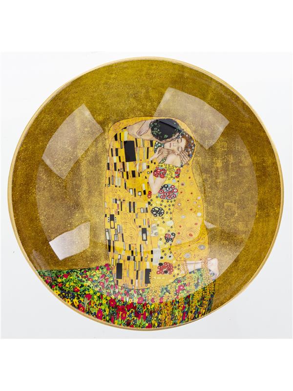 Skleda z dekorjem Gustava Klimta Poljub