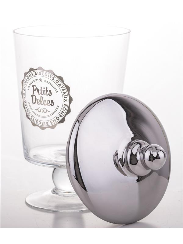 Dekorativna steklena posoda