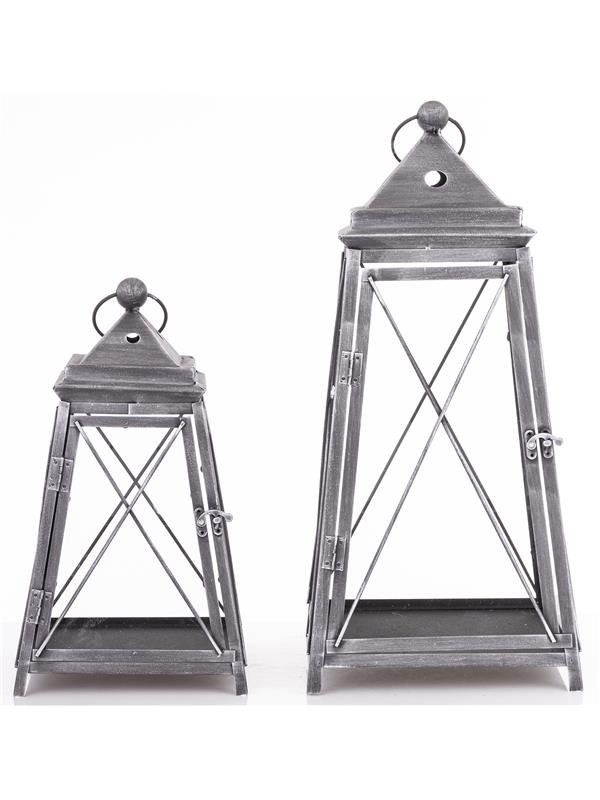 Lampion Metalowy Kpl. 2 Szt.