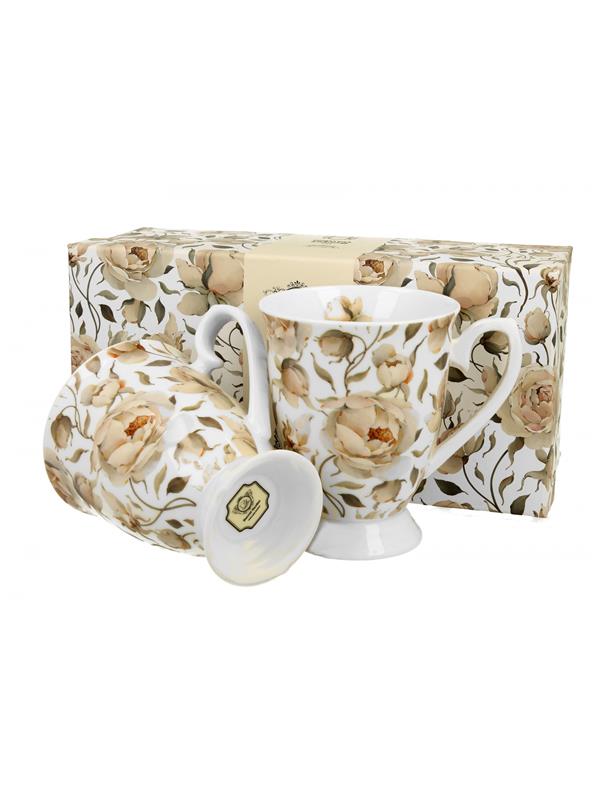 Pl Kubki Royal English Roses White  2Szt.