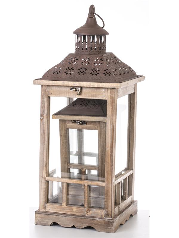 Garnitura lesenih svetilk