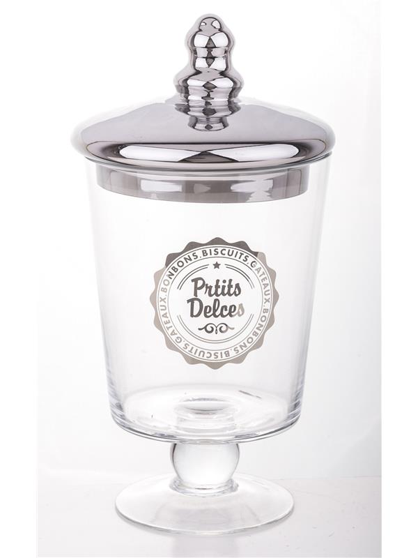 Dekorativna steklena posoda