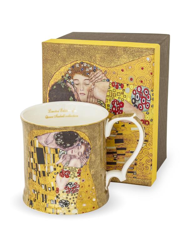 Lonček z dekorjem Gustava Klimta Poljub