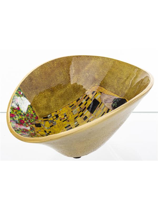 Skleda z dekorjem Gustava Klimta Poljub