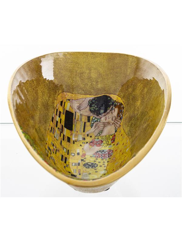 Skleda z dekorjem Gustava Klimta Poljub