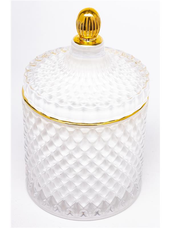 Szklany Pojemnik Dekoracyjny