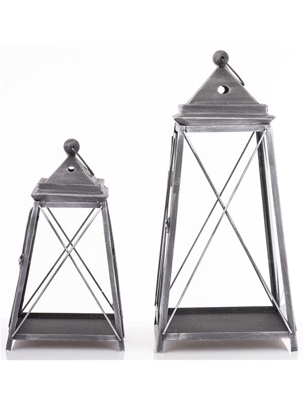 Lampion Metalowy Kpl. 2 Szt.