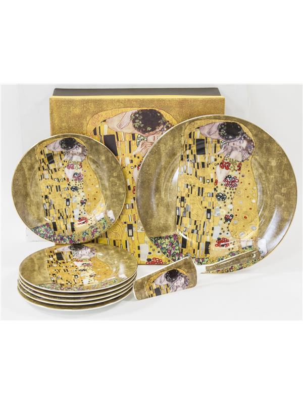 Komplet za pecivo-dekor Klimt Poljub