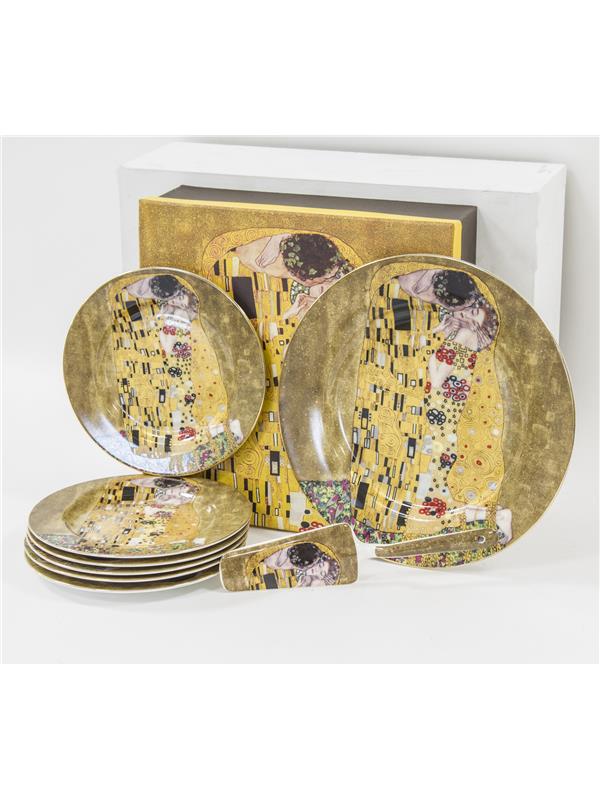 Komplet za pecivo-dekor Klimt Poljub