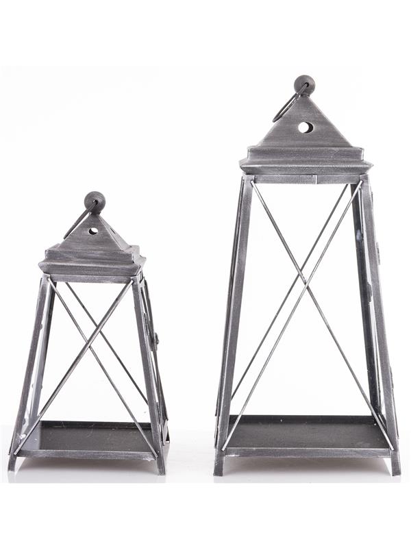 Lampion Metalowy Kpl. 2 Szt.