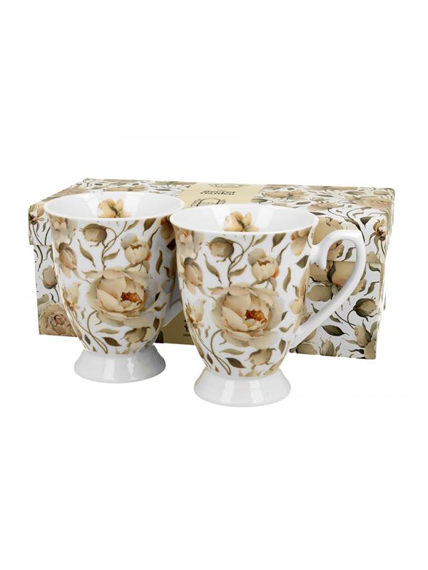 Pl Kubki Royal English Roses White  2Szt.