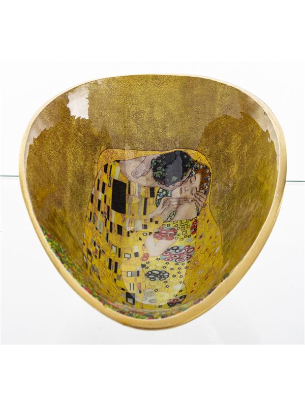 Skleda z dekorjem Gustava Klimta Poljub