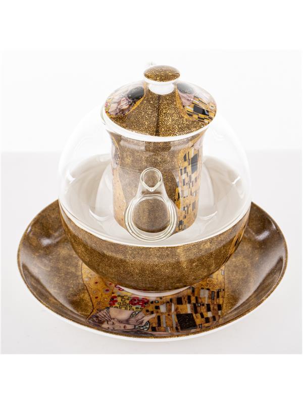 Dzbanek Z Zaparzaczem I Podstawką