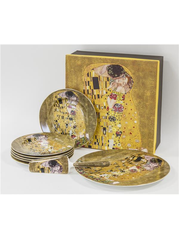 Komplet za pecivo-dekor Klimt Poljub