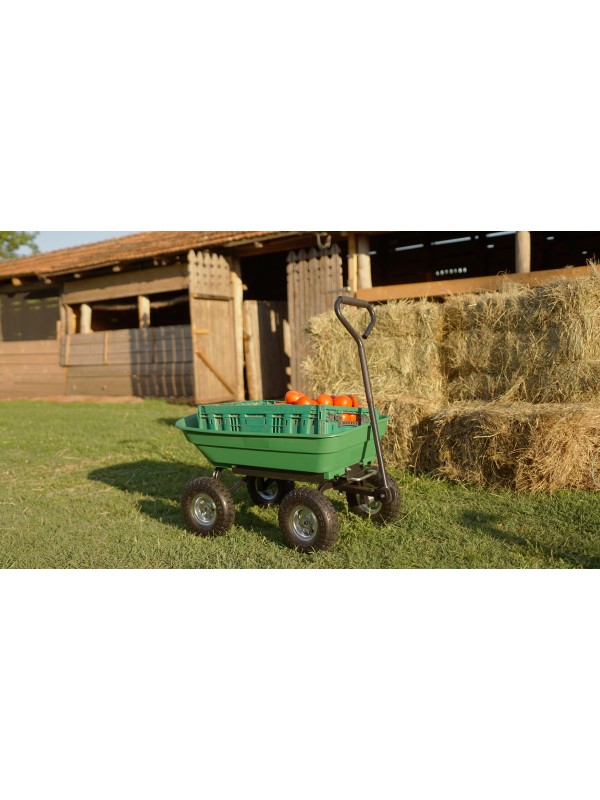 Vrtni voziček s preklopnikom 