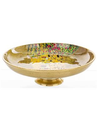 Pladenj z motivom Poljub slikarja Gustava Klimta