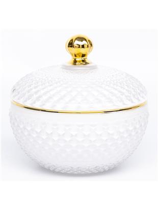 Szklany Pojemnik Dekoracyjny