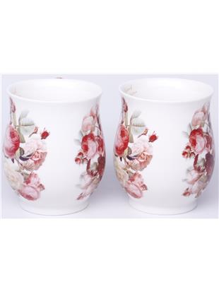 Kpl. Dwóch Kubków Z Łyżeczkami