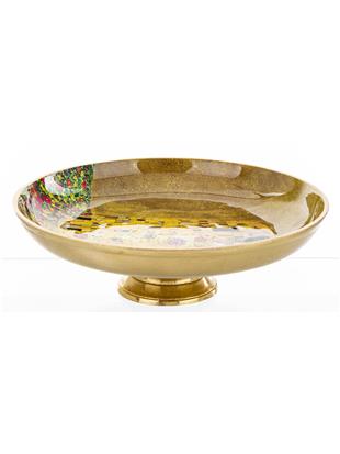 Pladenj z motivom Poljub slikarja Gustava Klimta