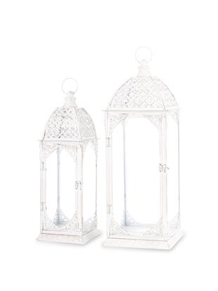 Lampion Metalowy Kpl. 2 Szt.