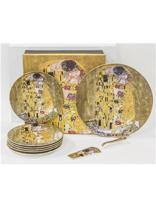 Komplet za pecivo-dekor Klimt Poljub