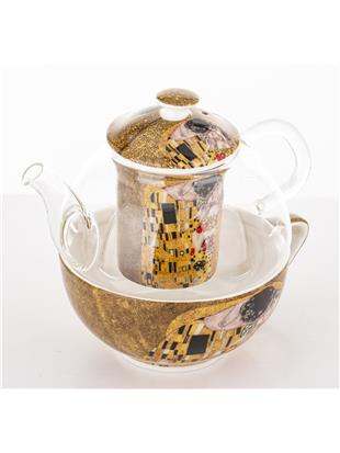 Dzbanek Z Zaparzaczem I Podstawką