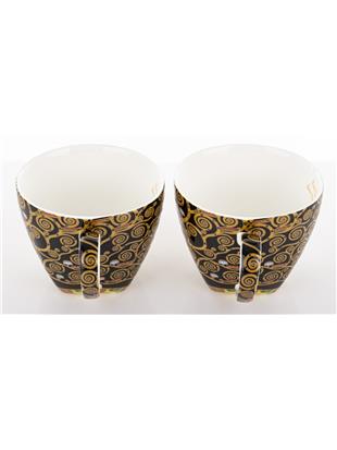 Kpl. Dwóch Filiżanek Z Podstawkami