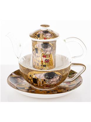 Dzbanek Z Zaparzaczem I Podstawką