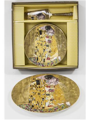 Komplet za pecivo-dekor Klimt Poljub