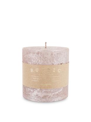 Pl Rose Gold Rustic Metalic Świeca Walec Mały Fi9