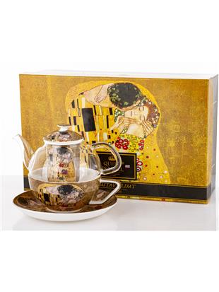 Dzbanek Z Zaparzaczem I Podstawką