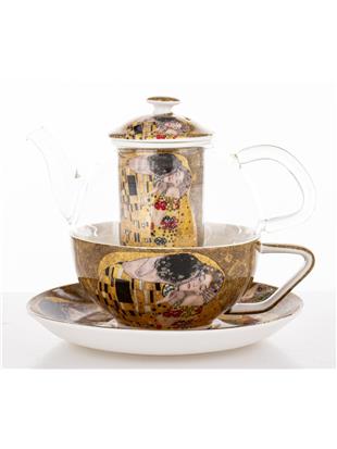 Dzbanek Z Zaparzaczem I Podstawką