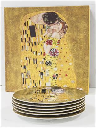 Komplet za pecivo-dekor Klimt Poljub