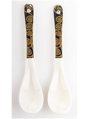 Kpl. Dwóch Filiżanek Z Podstawkami I Łyżeczkami