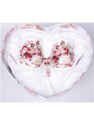 Kpl. Dwóch Kubków Z Łyżeczkami