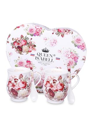 Kpl. Dwóch Kubków Z Łyżeczkami