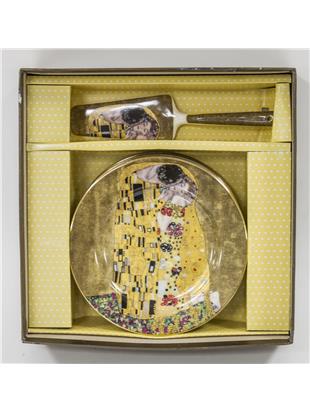 Komplet za pecivo-dekor Klimt Poljub