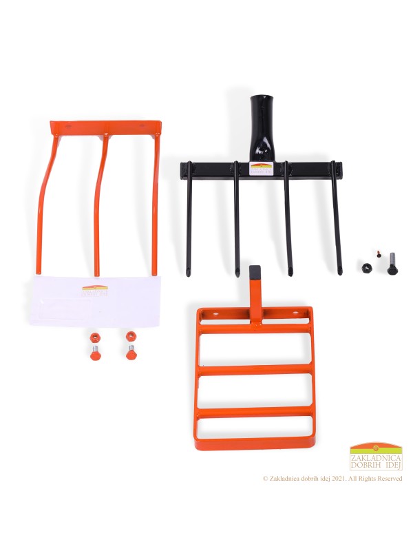 Innovative fork for aeration and loosening the soil 30