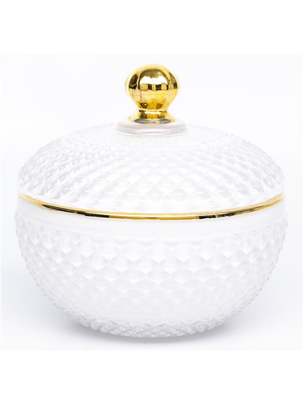 Szklany Pojemnik Dekoracyjny