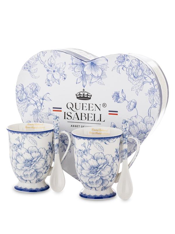 Kpl.dwóch Kubków Z Łyżeczkami