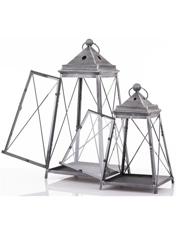 Lampion Metalowy Kpl. 2 Szt.